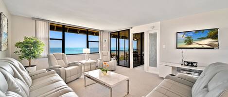 Smart TV, DVD player, books