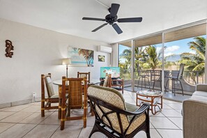 Televisión y reproductor de DVD 