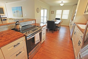 Private kitchen - Waterfront Retreat with Private Dock on the Sound (Kill Devil Hills)