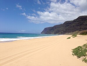 Beach nearby, beach towels