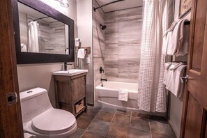 Hair dryer, towels