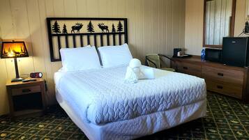 Free WiFi, bed sheets