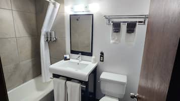 Free toiletries, hair dryer, bathrobes, slippers