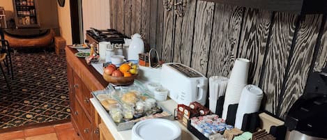 Free daily full breakfast