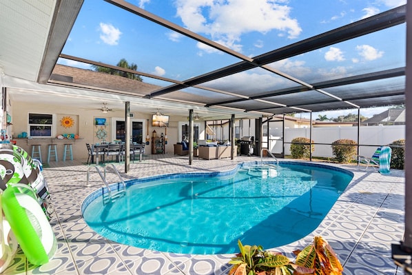 Piscine chauffée
