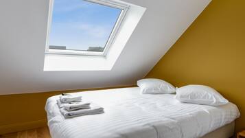 2 chambres, fer et planche Ă repasser, Wi-Fi, draps fournis