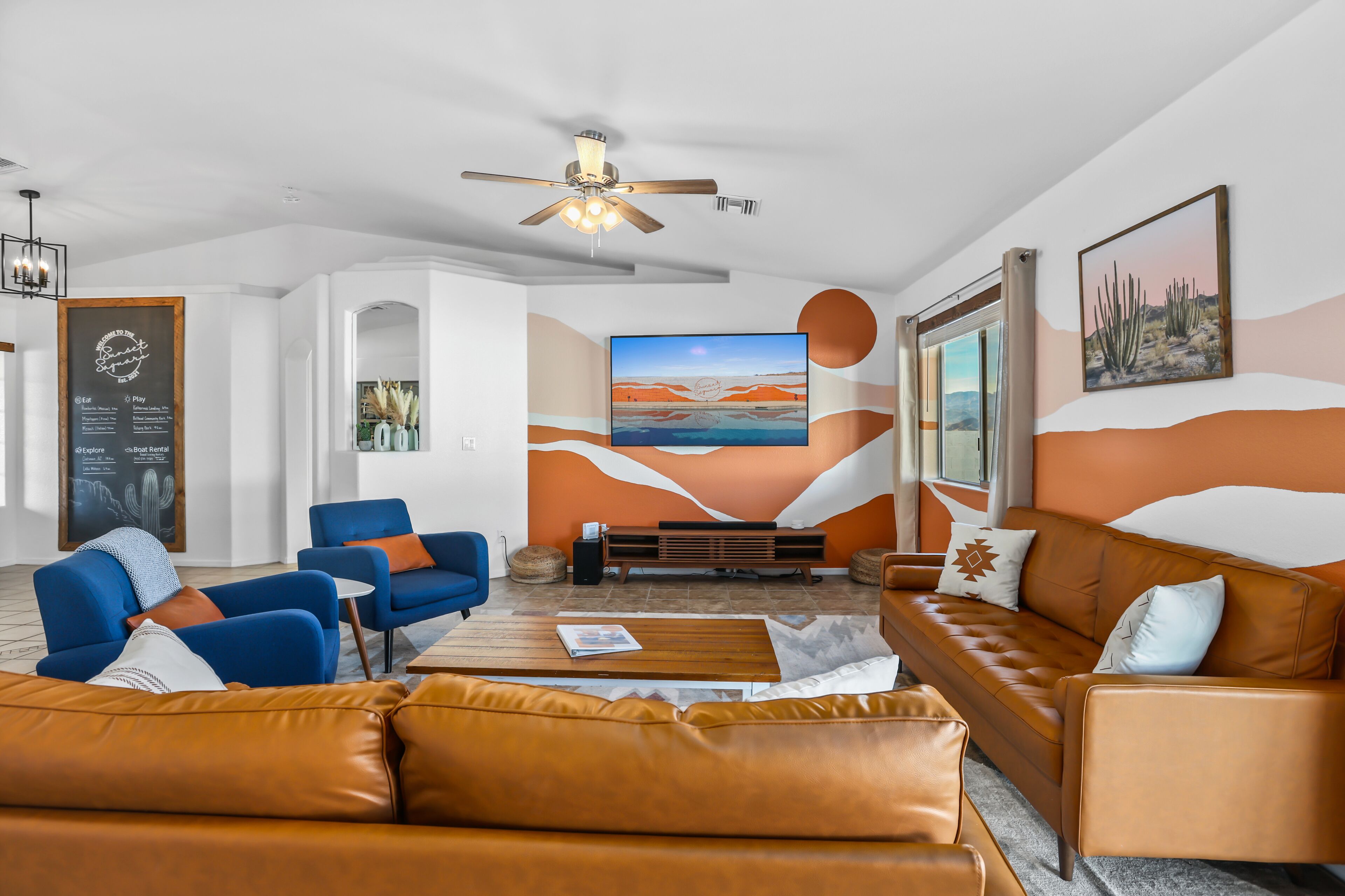 Smart-tv, videobibliotek, stereoanlæg