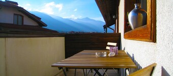 Solar nest with fireplace, terrace and panoramic view, 700 m from ski lift