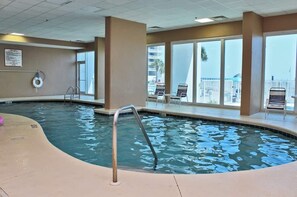 Indoor pool, outdoor pool - Lighthouse 1207 - Premier Beach Front w Balcony - 2 King + Bunks - 3 pools (Gulf Shores)