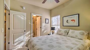3 bedrooms, internet, bed sheets