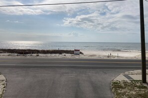 Vlak bij het strand