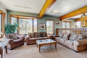 TV, fireplace, DVD player