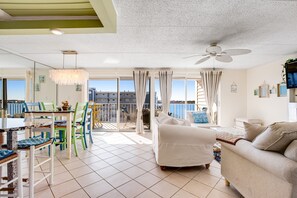 TV - Sunny, Bay View Condo with Free WiFi, Full Kitchen, Central A/C, & Shared Pool (Ocean City)