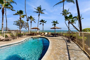 Una piscina riscaldata