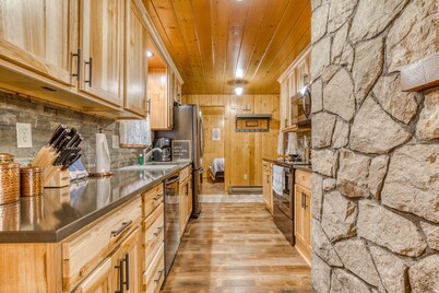 Charming, riverfront cabin with fireplace - dog-friendly