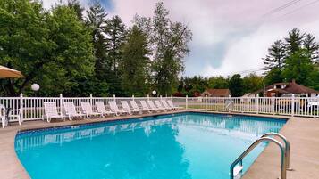 Indoor pool, a heated pool