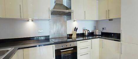 Microwave, oven, dishwasher, toaster