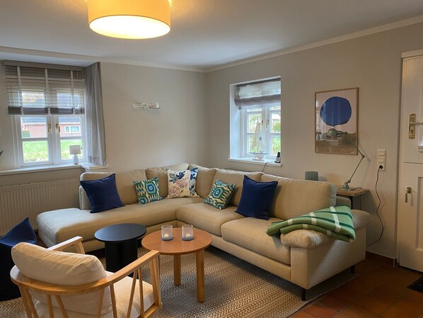 TV, DVD player, stereo