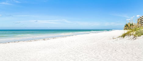 On the beach