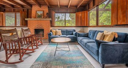 Large Home Set Into Lush Landscape with Private Pool & Gorgeous Deck Area