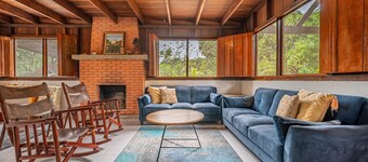 Large Home Set Into Lush Landscape with Private Pool & Gorgeous Deck Area