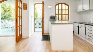 Fridge, microwave, cookware/dishes/utensils - Elisabeth by Interhome (Siofok)