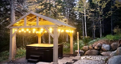 Rustic chic chalet in the forest