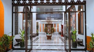 Interior entrance