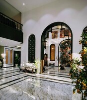 Sala de estar en el lobby