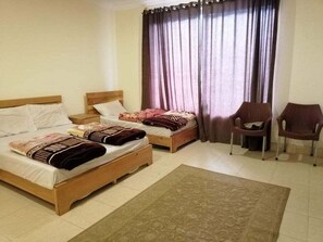 Deluxe Triple Room | Iron/ironing board, free WiFi - Mehman Khana (Swat)