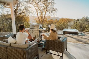 Tina de hidromasaje al aire libre