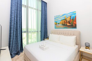Apartment (1 Bedroom) | 1 bedroom, individually decorated, individually furnished, bed sheets