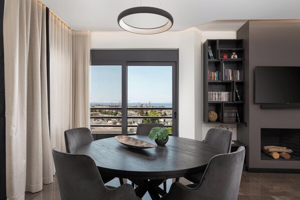 Appartement Deluxe, 2 chambres, vue mer | Vue de la chambre