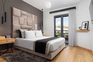 Deluxe Apartment, 2 Bedrooms, Sea View | 2 bedrooms, premium bedding, in-room safe, individually decorated - Athenian Riviera Luxurious Residence (Alimos)