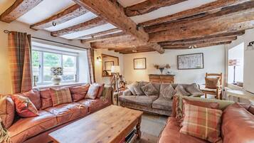 Télévision, cheminée