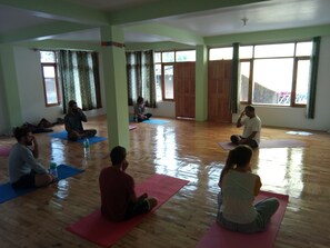 Fitness facility - Room with private kitchen and Bathroom (Manali)