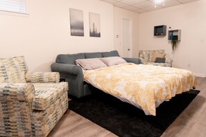 1 bedroom, desk, iron/ironing board, travel cot - Hidden Gem w/ Full kitchen, fast wifi, workspace and firepit (Candler)