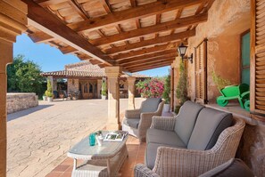 Terrace/patio - Sunset Finca Ses Contesas for 6 people (Alcúdia)