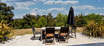 A great family home in a semi rural location close to Ruby Bay Beach and Mapua Village