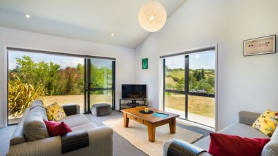 A great family home in a semi rural location close to Ruby Bay Beach and Mapua Village
