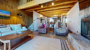 TV, fireplace - Close to Lifts | Spacious | Fireplace | Crestview 12 (Angel Fire)