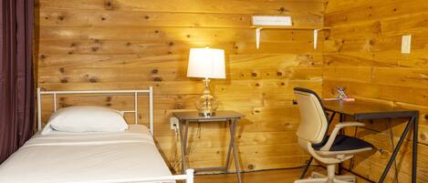 1 dormitori, escriptori, planxa i posts de planxar i wifi gratuïta