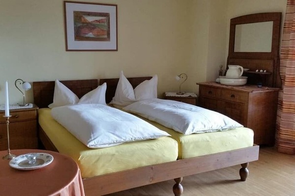 Ferienwohnung Sonja (56qm) mit Küche, Doppelbett und Terrasse-Schlafzimmer