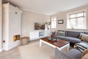 Fernseher, Kamin