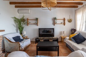 TV, fireplace, DVD player - Villa "Hugo" with Sea and Mountain View & Wi-Fi (Cómpeta)