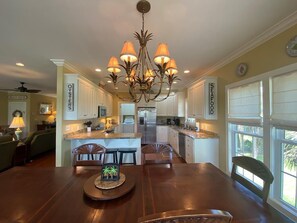 Dining - Spacious Second Row Beauty;Private Pool; Beach & Ocean Views; Multiple Porches (Edisto Island)