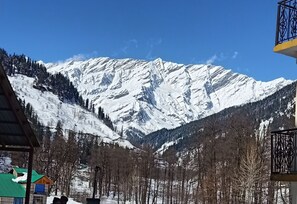 Blick von der Unterkunft