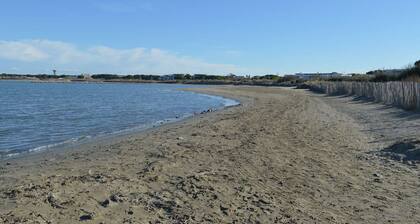 Studio cosy 4 pers, plage Ă pied, parking gratuit Port Camargue