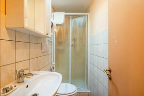 Shower, hair dryer