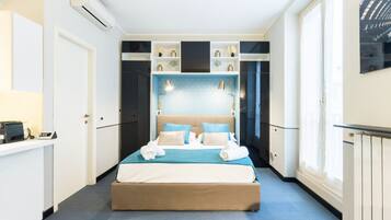 Een strijkplank/strijkijzer, wifi